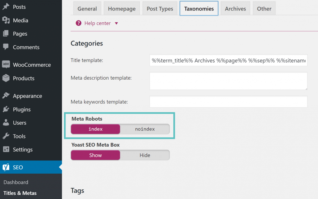 Taxonomies