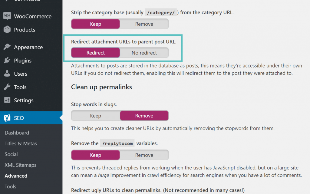 redirect-attachment-URLs-to-parent